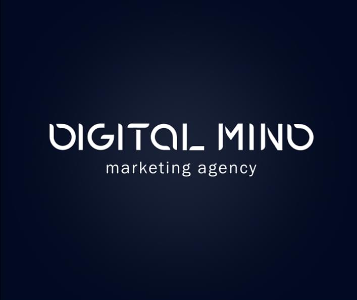 Логотип и сайт для маркетингового агенства «Диджитал майнд»